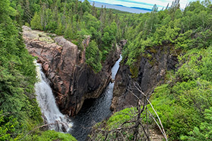 Aguasabon Falls & Gorge водопад в Онтарио