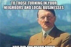 Владелец кофейни отправил доктору мем с Гитлером