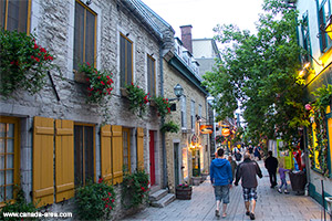 Старый городок в Квебек Сити