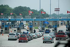 Плата за пересечение границы Канады и США