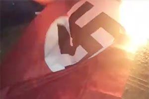 Полиция расследуют возможную кражу нацистского флага