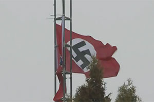 В провинции Saskatchewan вывесили нацистский флаг
