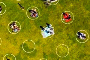 В парке Торонто нарисуют круги социальной дистанции