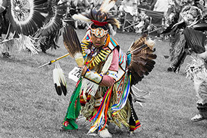 Индейцы на фестивале PowWow