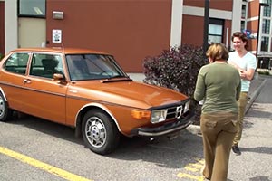 Сын подарил маме Saab 1973-го года