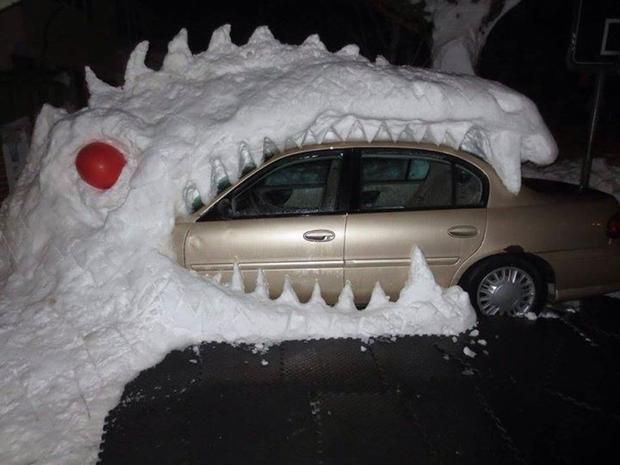 Снег угрожает вашей машине 