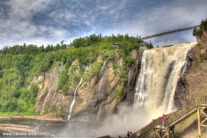 Водопад в Квебек Сити