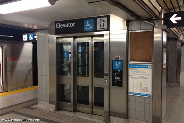 Лифты в метро Торонто