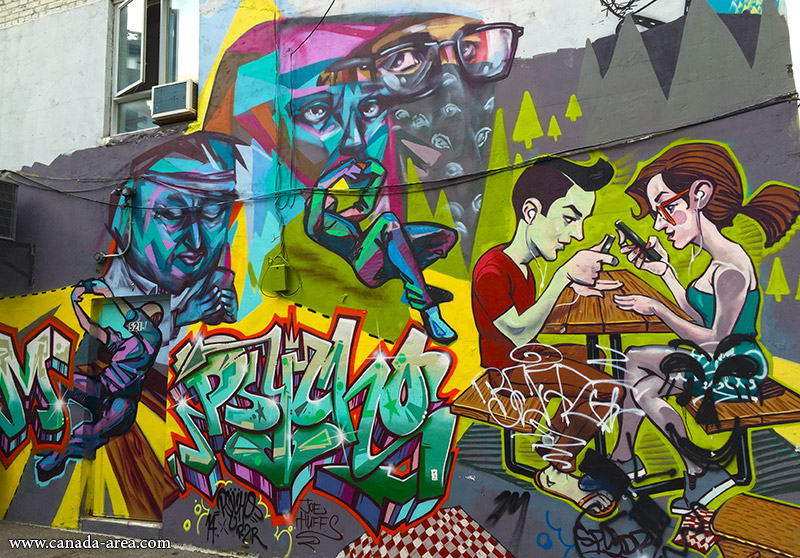 Улица Граффити Торонто