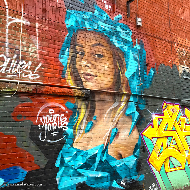 Улица Граффити, Торонто, Канада
